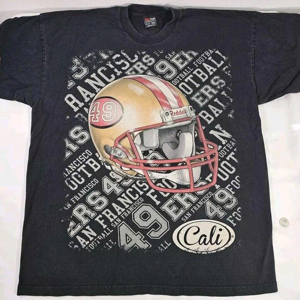 Vintage 1992 Men’s Pro Tag San Francisco 49ers T-Shirt Cali NFL Mens Size 3XL